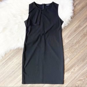Bebe Black Sleeveless Knee Length Dress
